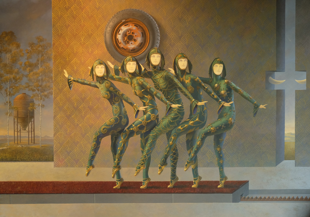 Reinhard Fluri, ‘Aperçu’, 2020, Painting, Oil and acrylic on wood, GALERIE URS REICHLIN