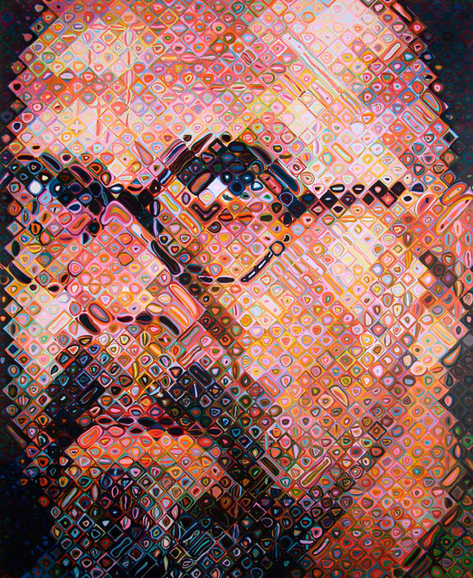 Chuck Close, ‘Self Portrait’, 2000, Print, Screenprint, Adamson Gallery