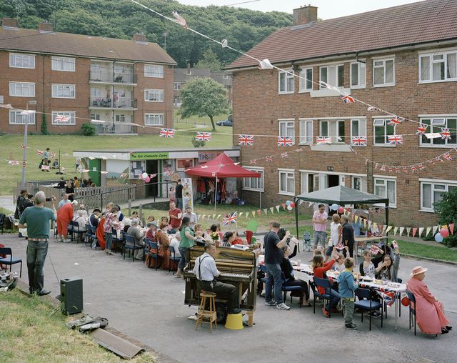 Simon Roberts, ‘Diamond Jubilee Celebration, Craven Vale Estate, Brighton, East Sussex, 2 June 2012’, 2012, Flowers