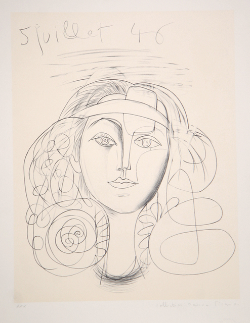 Pablo Picasso, ‘Portrait de Femme. 1946’, 1979-1982, Print, Lithograph on Arches paper, RoGallery