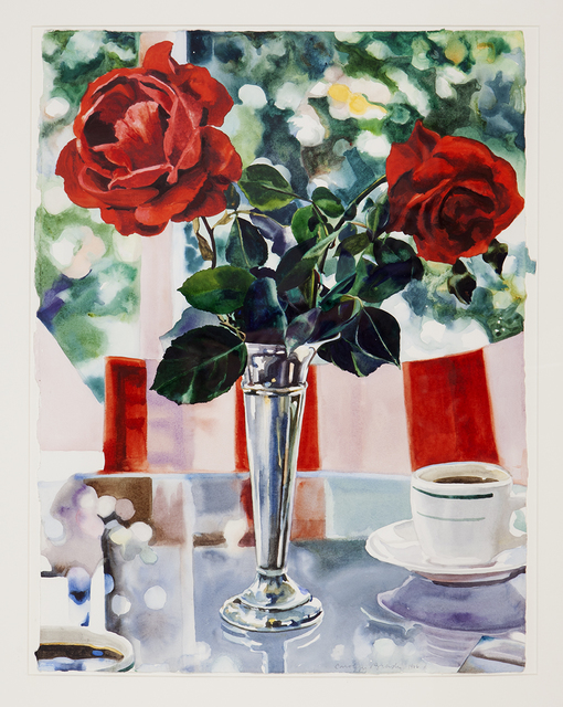 Carolyn Brady, ‘Rose for M.C.’, 1986, Painting, Watercolor on paper, Nancy Hoffman Gallery