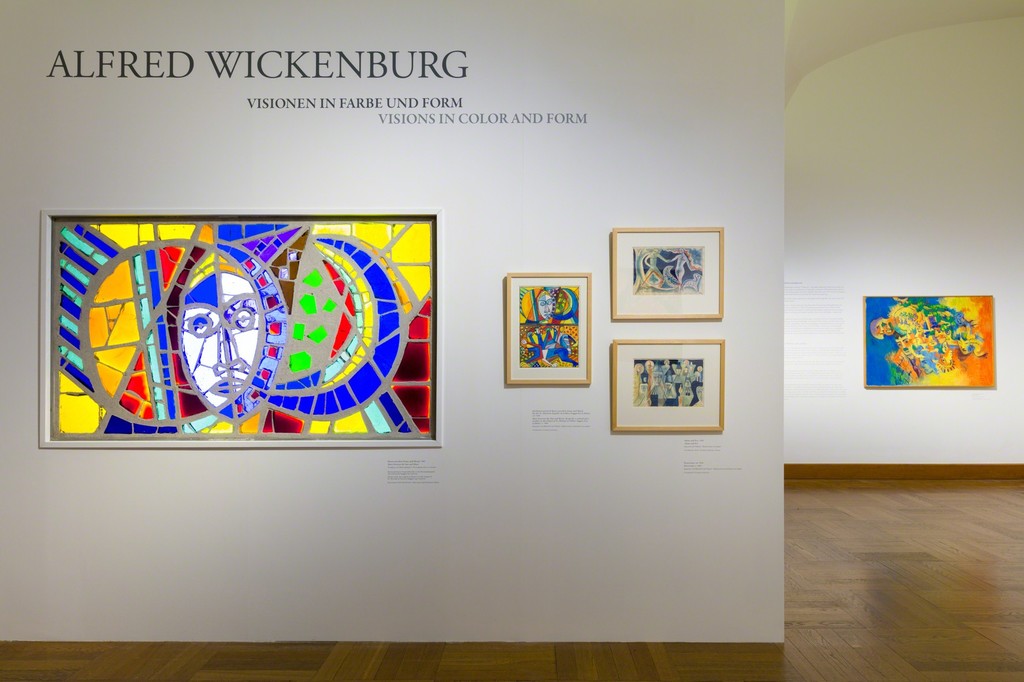 Exhibition view „Masterpieces in Focus: Alfred Wickenburg – Visions in Colour and Form“, © Belvedere, Vienna Exhibition view „Masterpieces in Focus: Alfred Wickenburg – Visions in Colour and Form“, © Belvedere, Vienna