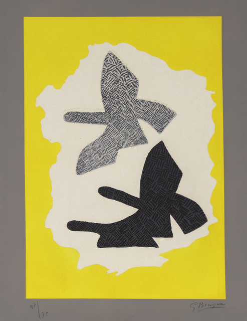 Georges Braque Les Trois Oiseaux En Vol 1961 Available For Sale Artsy