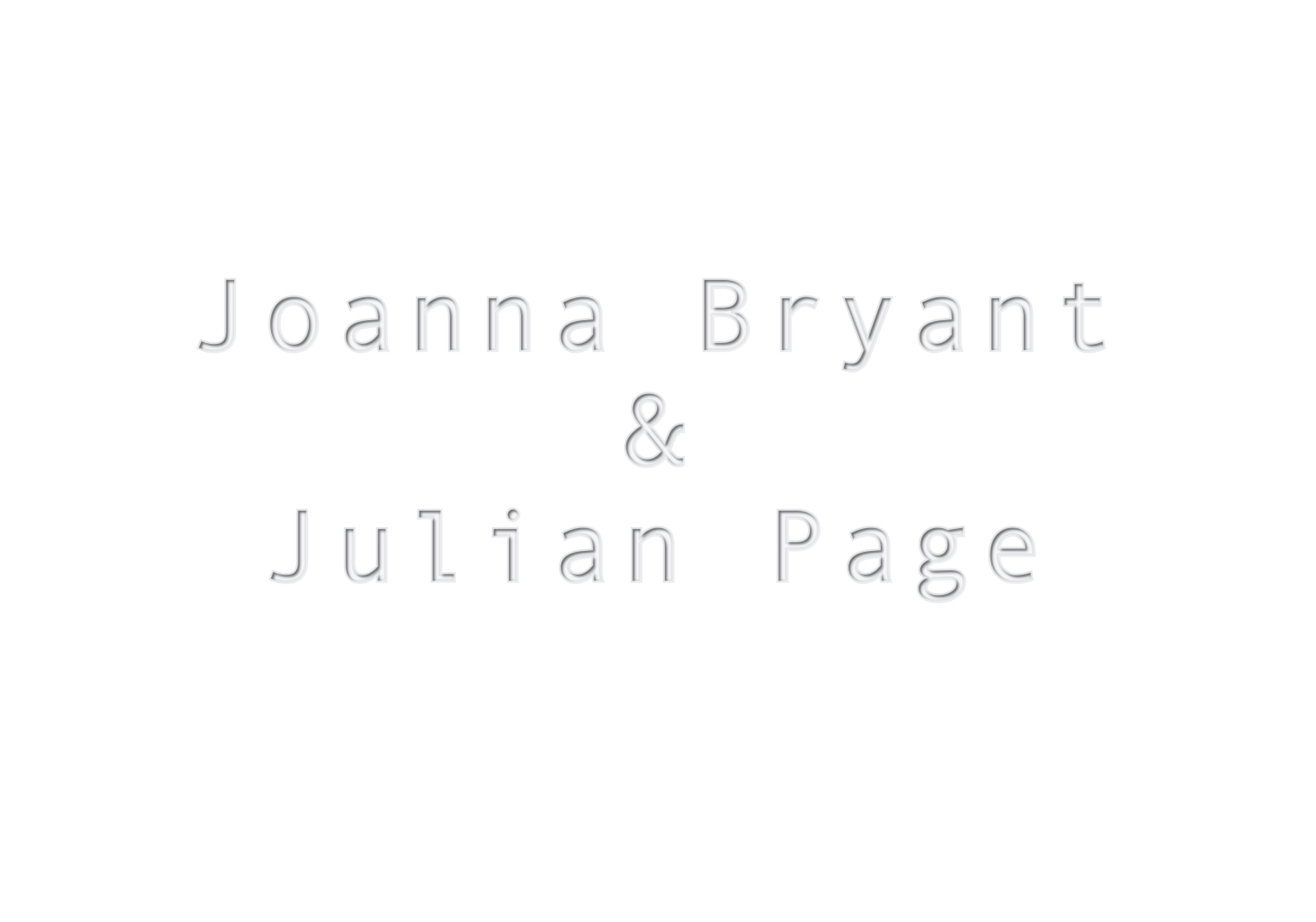 Joanna Bryant & Julian Page logo