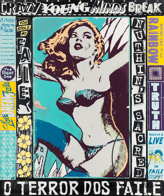 FAILE, ‘The Right One, Happens Everyday’, 2014, Print, Silkscreen ink on paper, Corridor Contemporary