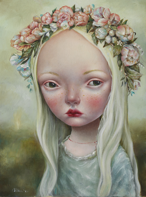 Dilka Bear, ‘Litha’, 2020, Painting, Oil on wood, Fousion Gallery