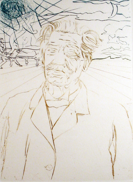 Salvador Dalí, ‘Albert Schweitzer’, 1970, Print, Drypoint, DTR Modern Galleries