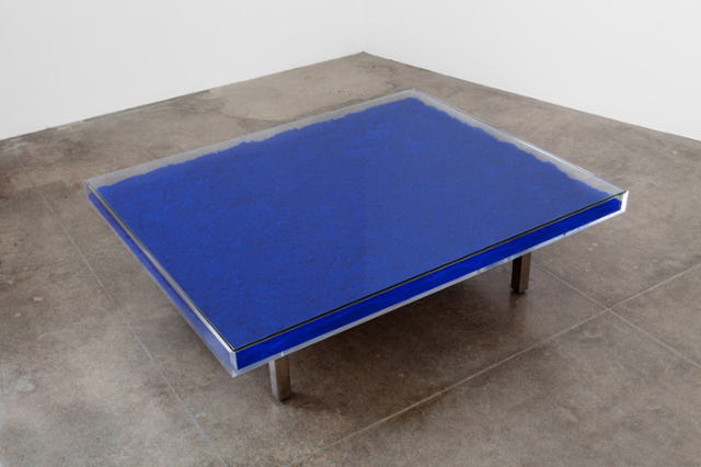 Yves Klein, ‘Table Bleu’, 2011, Mixed Media, Glass, plexi and blue pigment, Rago/Wright