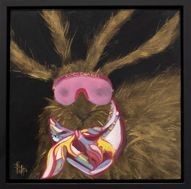 Bibbi Anderson, Golden Hare with Louis Vuitton Sunglasses (2023), Available for Sale