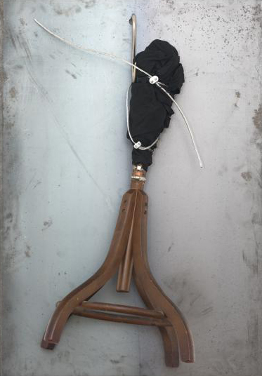Jannis Kounellis, ‘Untitled’, 2016, Sculpture, Iron, wood and fabric, A3 Arndt Art Agency