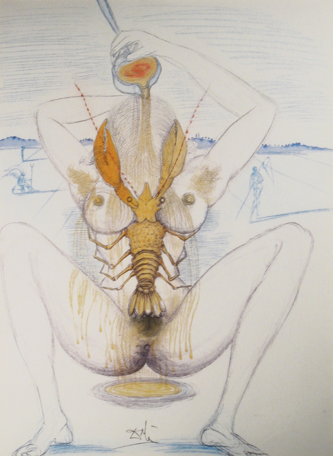 Salvador Dalí, ‘Nude and Lobster’, 1967, DTR Modern Galleries