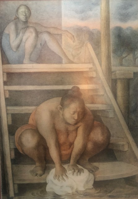 Francisco Zúñiga, ‘la escalera’, 1986, Print, Litografia, CERVANTES
