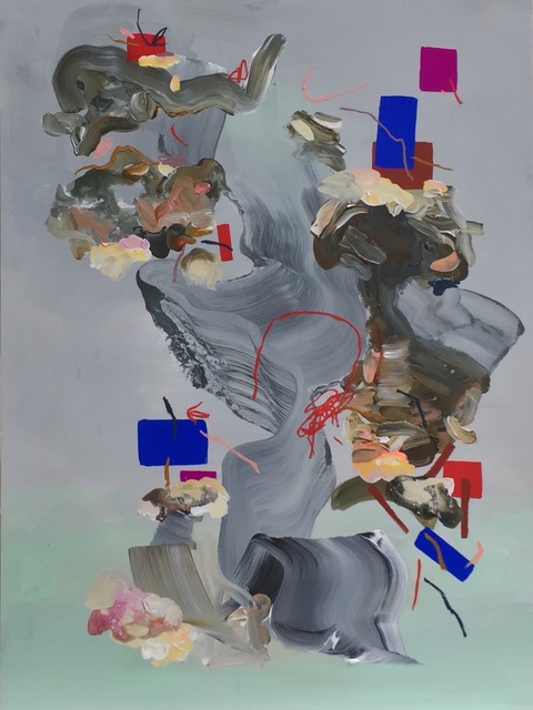 Janna Watson, ‘Petting the Cat’, 2021, Painting, Mixed media on panel, Bau-Xi Gallery