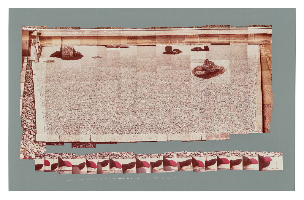 David Hockney - Walking in the Zen Garden at the Royanji Temple