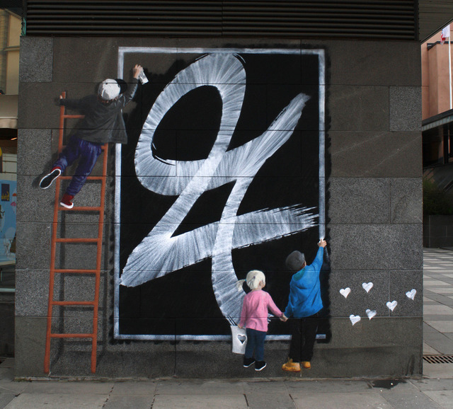 Jussi TwoSeven, ‘Family potrait: Little Vandals’, 2013, Painting, Spraypaint, Make Your Mark