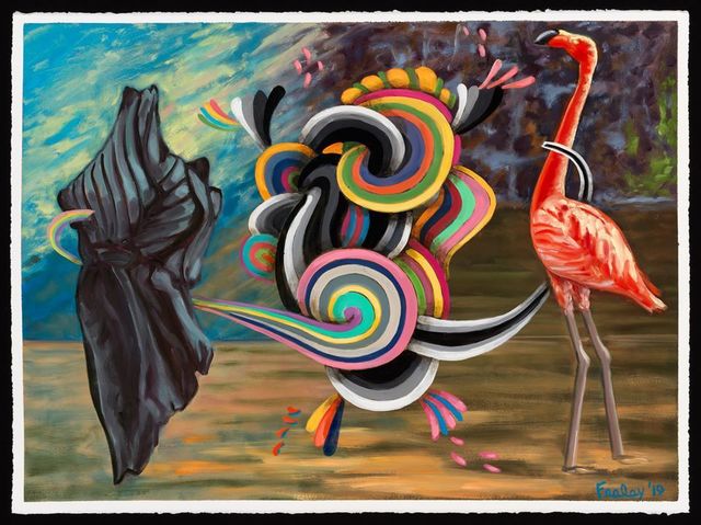 Hank Feeley, ‘Ode to my Morphologicaly Diverse Friends’, 2019, Painting, Oil on Paper, First Street Gallery