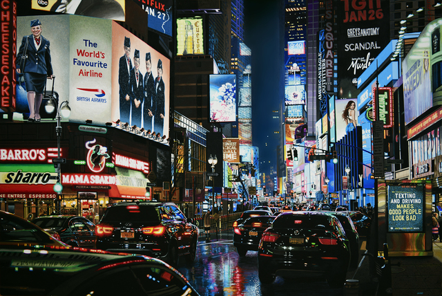 Don Jacot, ‘49th and Broadway’, 2019, Louis K. Meisel Gallery