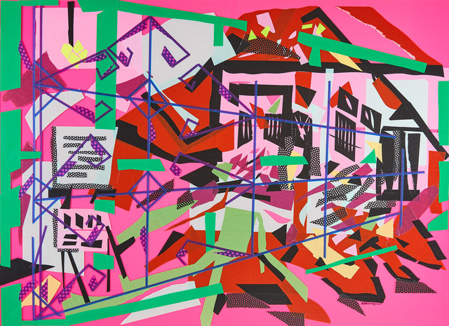 Chien-Yi Wu, ‘Land of Ruins I’, 2018, Painting, Mixed media (Acrylic sheet, washi paper tape), Liang Gallery