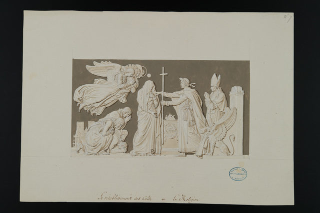 Alexandre-Evariste Fragonard, ‘Le Rétablissement des Cultes de la Religion (The Re-establishment of the cult of religion)’, Château de Fontainebleau