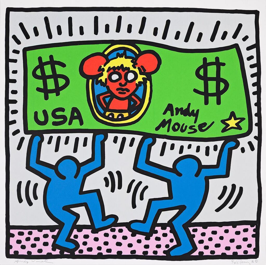 Keith Haring - Andy Mouse