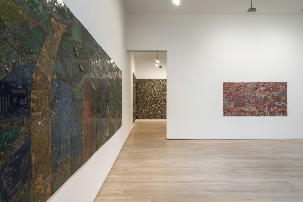 Elias Sime: Installation view 2015. Photo: Adam Reich Elias Sime: Installation view 2015. Photo: Adam Reich
