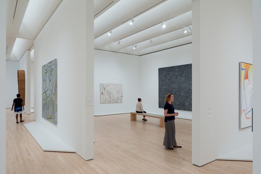 Approaching American Abstraction: The Fisher Collection exhibition; photo: © Iwan Baan, courtesy SFMOMA. Approaching American Abstraction: The Fisher Collection exhibition; photo: © Iwan Baan, courtesy SFMOMA.