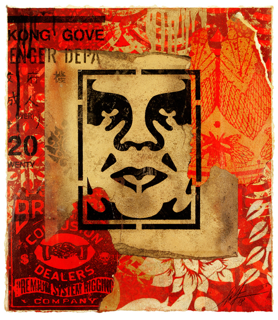 Shepard Fairey (OBEY), ‘Icon Stencil’, 2018, Galerie Ernst Hilger