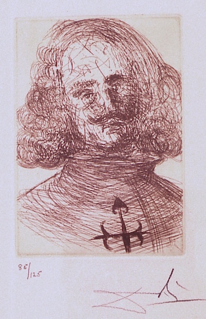 Salvador Dalí, ‘Velazquez, from Five Spanish Immortals’, 1965, Gregg Shienbaum Fine Art