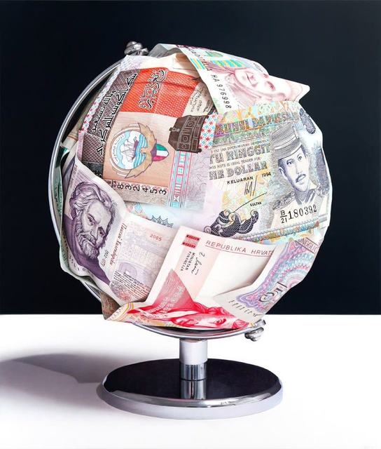 Tom Martin, ‘Makes the World Go Round III’, 2015, Painting, Acrylic on aluminium composite panel, Plus One Gallery
