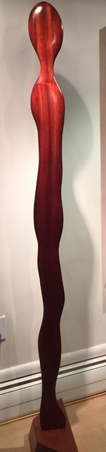 Margery Goldberg, ‘Standing Up for Our Beliefs ’, 2018, Sculpture, Padouk on Mahogany, Zenith Gallery
