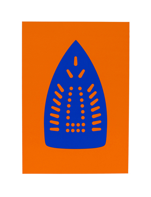 Willie Cole, ‘Complementary Soles (Blue/Orange)’, 2012, Highpoint Editions