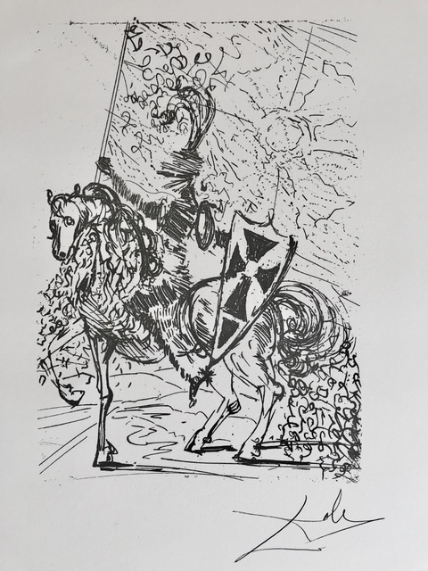Salvador Dalí, ‘Don quichotte’, 1988, ByNewArt