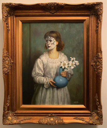 Ron English, ‘Teen Ace with Vase’, 2004, Painting, Oil on canvas, Jonathan LeVine Projects