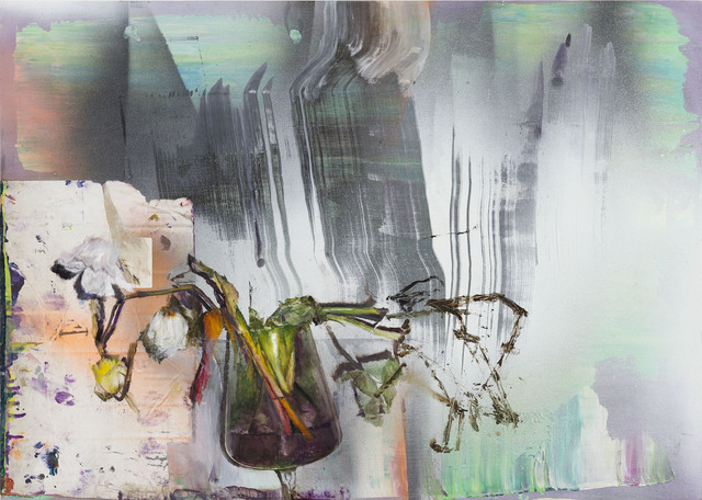 Justin Mortimer, ‘Hoax 33’, 2018, Painting, Oil and acrylic on panel, Galerie EIGEN + ART