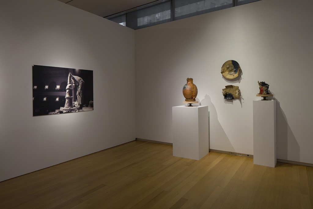 Installation view of 'Voulkos: The Breakthrough Years', 2016. Photo by Butcher Walsh. Courtesy of the Museum of Arts and Design. Installation view of 'Voulkos: The Breakthrough Years', 2016. Photo by Butcher Walsh. Courtesy of the Museum of Arts and Design.