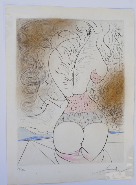 Salvador Dalí, ‘La Venus aux Fourrures The Torso’, 1968, Print, Etching, Fine Art Acquisitions Dali
