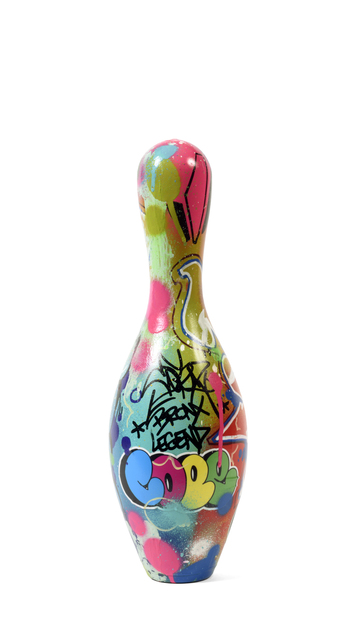 Cope2, ‘Untitled’, 2019, Other, Spray paint on bowling pin, DIGARD AUCTION