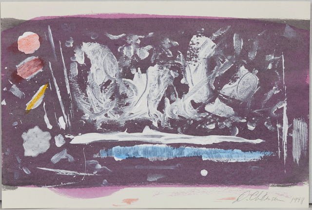 Dan Christensen, ‘Grape Crush’, 1998, Drawing, Collage or other Work on Paper, Acrylic and mixed-media on paper, Caviar20