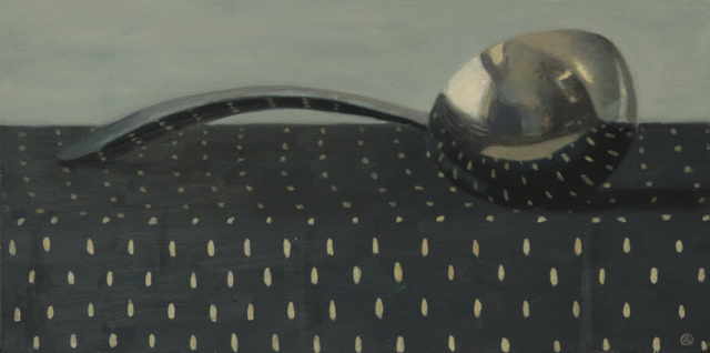 Olga Antonova, ‘Ladle on Blue and Gold’, 2018, Gallery Henoch