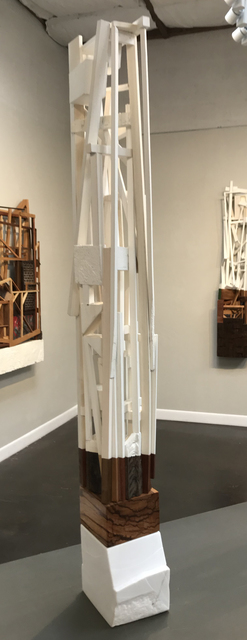 Trent Burkett, ‘Construction Study #6’, 2016, Sculpture, Marble, paint, wood, metal, found object & dammar resin, JAYJAY