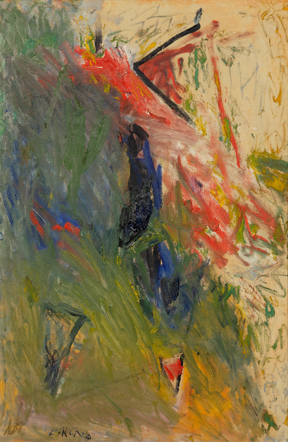Milton Resnick, ‘Untitled’, 1959, Painting, Oil on canvas mounted to board, Hindman