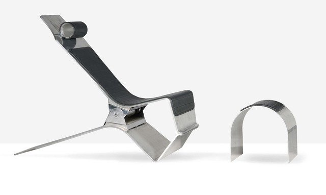 Yonel Lebovici, ‘Lounge chair and ottoman’, 1986, Aguttes