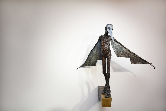 Holly Wilson, ‘"Paper Wings: Fearless"’, 2018, Sculpture, Bronze and patina, Bonner David Galleries