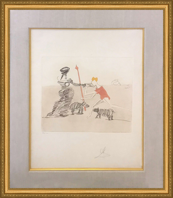 Salvador Dalí, ‘PASTORALE’, 1981, Print, ETCHING & AQUATINT IN COLORS, Gallery Art