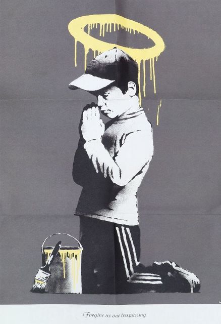 Banksy, ‘Forgive Us Our Trespassing''’, 2010, Roseberys