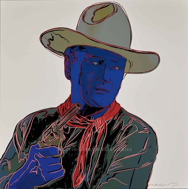 Andy Warhol, ‘John Wayne, 1986 (#377, Cowboys & Indians)’, 1986, Martin Lawrence Galleries