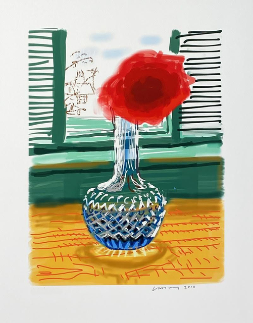 David Hockney, ‘iPad drawing 'No. 281', 23rd July 2010’, 2019, Print, 8-color inkjet print on cotton-fiber archival paper, David Benrimon Fine Art