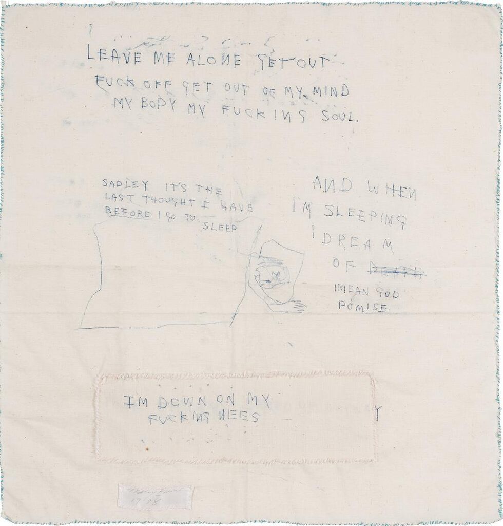 Tracey Emin - I'm Down on My Fucking Knees