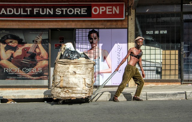Thusi Vukani & Sparks Napoli, ‘Eskhaleni: In the Space (Trolley Pusher)’, 2019, David Krut Projects