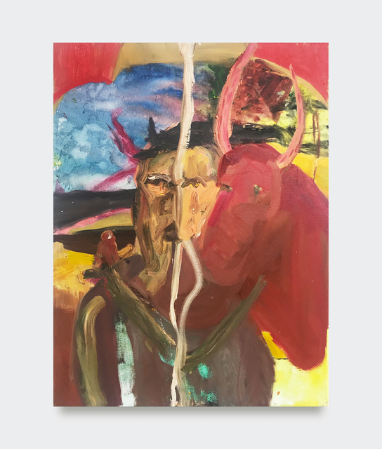 Grace Metzler, ‘Woman + Ox’, 2019, Painting, Oil and acrylic on canvas, V1 Gallery